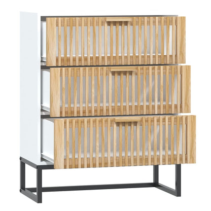 Sideboard White 60x30x75 cm Engineered Wood