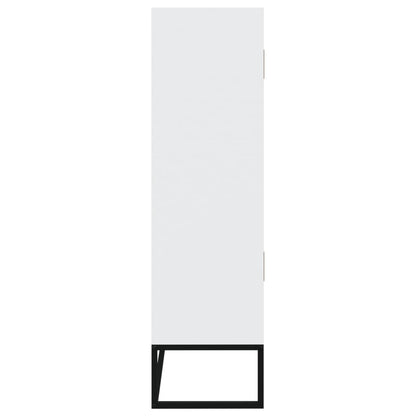 Highboard White 70x35x125 cm Engineered Wood