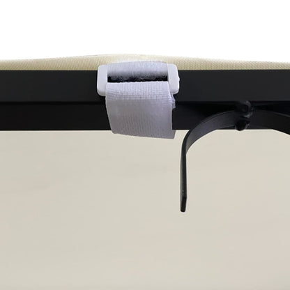 Canopy Cream 2x2.3 m 180 g/m² Fabric and Steel