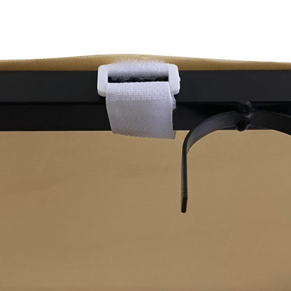 Canopy Taupe 2x2.3 m 180 g/m² Fabric and Steel