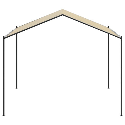 Canopy Tent Beige 3x3 m Steel and Fabric