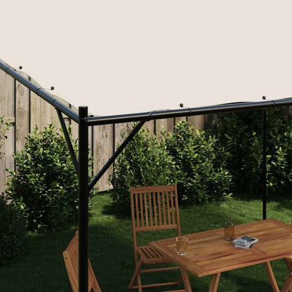 Gazebo White 4x4 m 180 g/m² Fabric and Steel