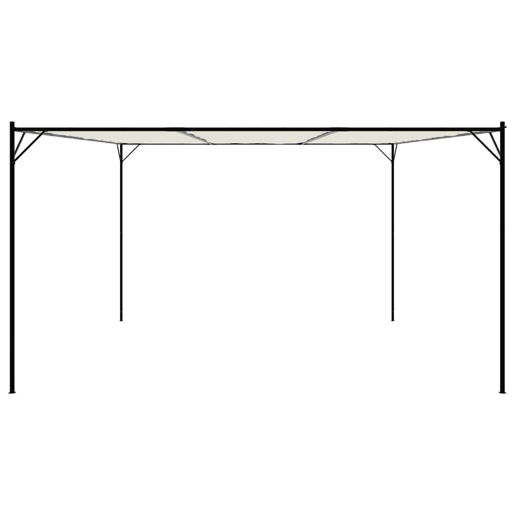 Gazebo White 4x4 m 180 g/m² Fabric and Steel