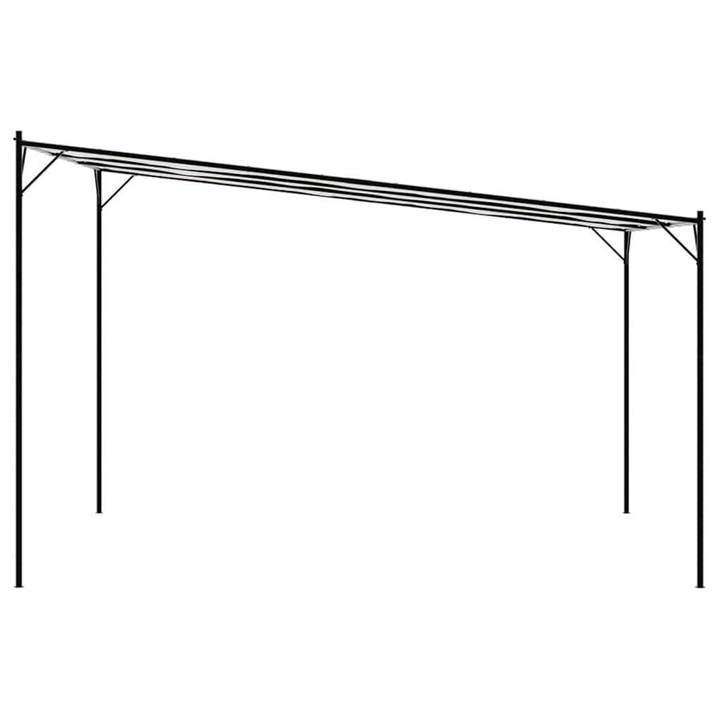 Gazebo White 4x4 m 180 g/m² Fabric and Steel