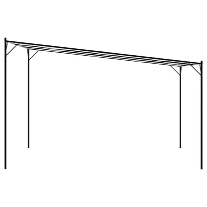 Gazebo White 4x4 m 180 g/m² Fabric and Steel