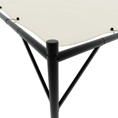 Gazebo White 4x4 m 180 g/m² Fabric and Steel