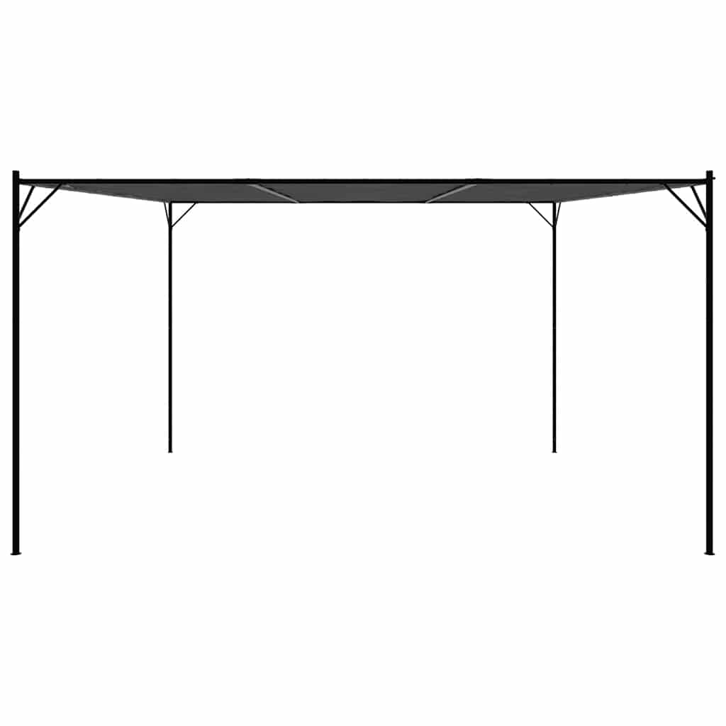 Gazebo Anthracite 4x4 m 180 g/m² Fabric and Steel