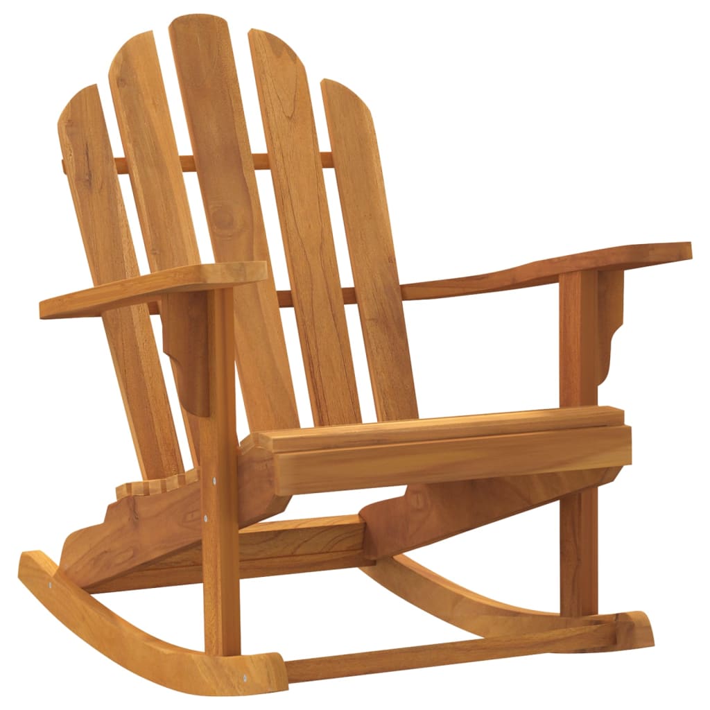 Garden Adirondack Rocking Chair | Set of 2 | Natural Teak
