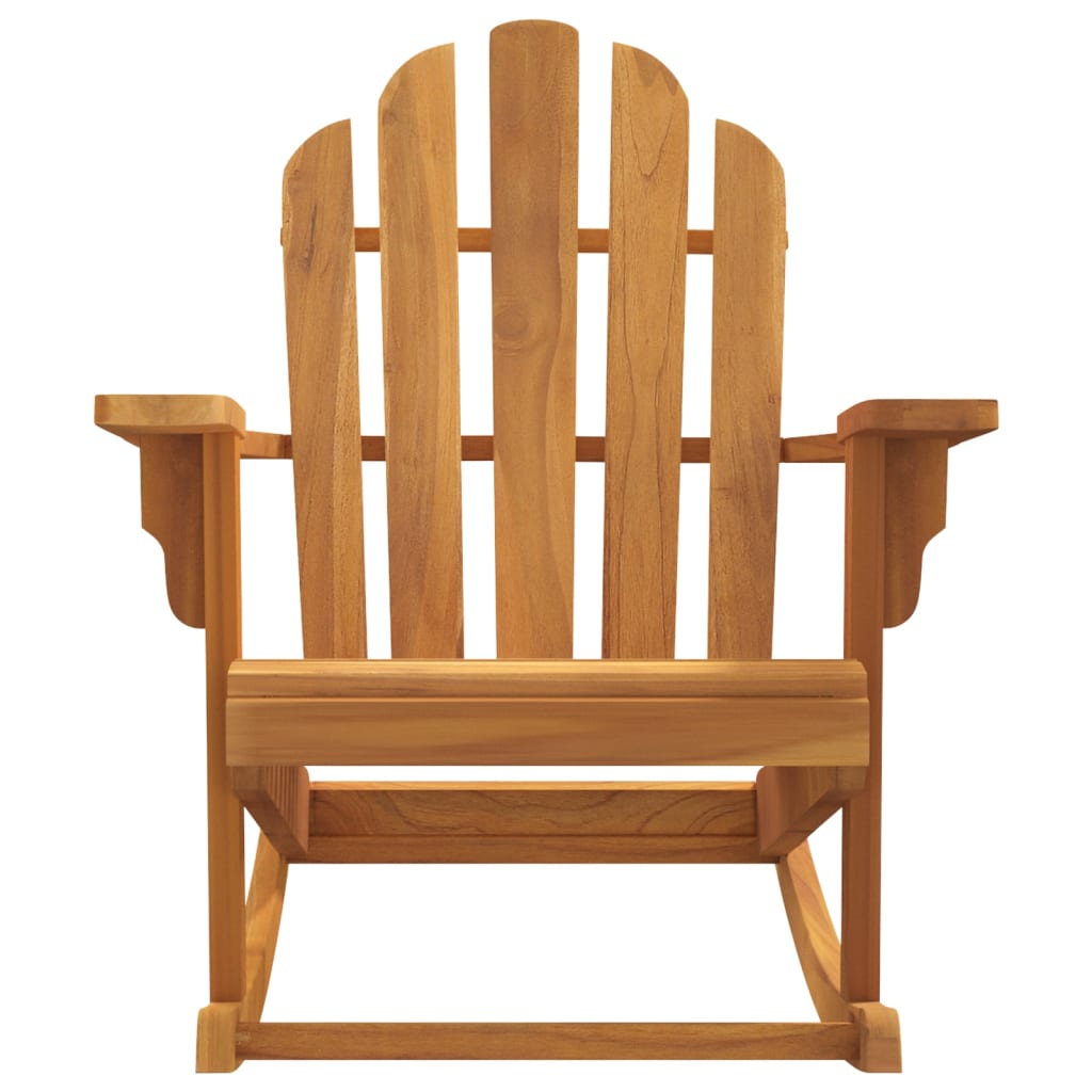 Garden Adirondack Rocking Chair | Set of 2 | Natural Teak