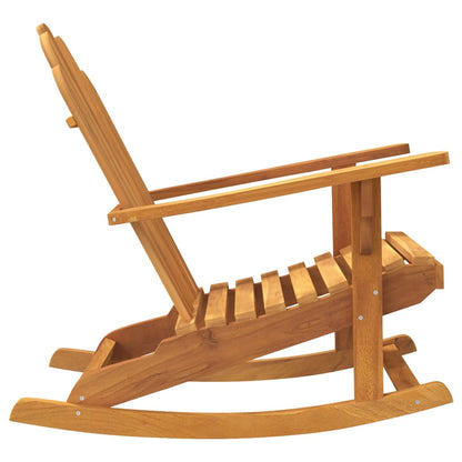 Garden Adirondack Rocking Chair | Set of 2 | Natural Teak