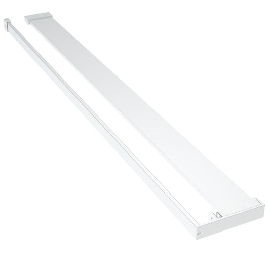 Shower Shelf for Walk-in Shower Wall Chrome 80 cm Aluminium