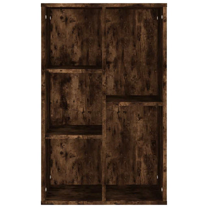 Book Cabinet/Sideboard Smoked Oak 50x25x80 cm Engineered Wood