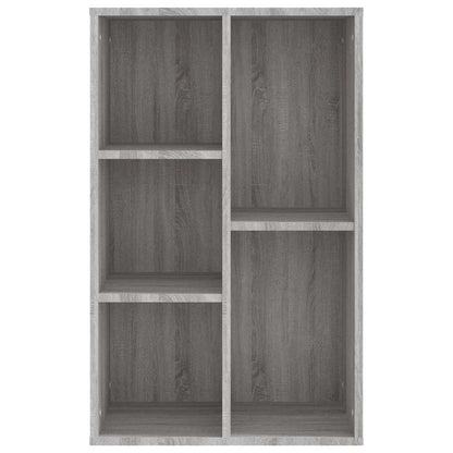 Book Cabinet/Sideboard Grey Sonoma 50x25x80 cm Engineered Wood