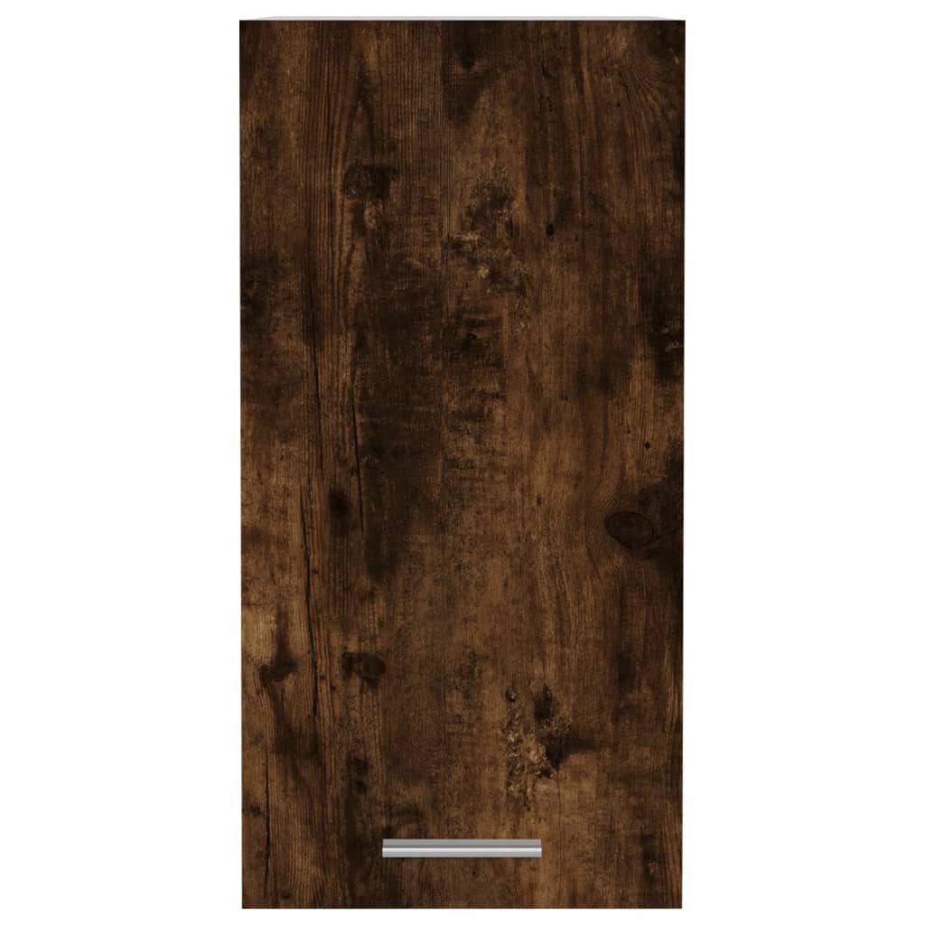 Hanging Cabinet Lyon Smoked Oak 29.5x31x60 cm Engineered Wood