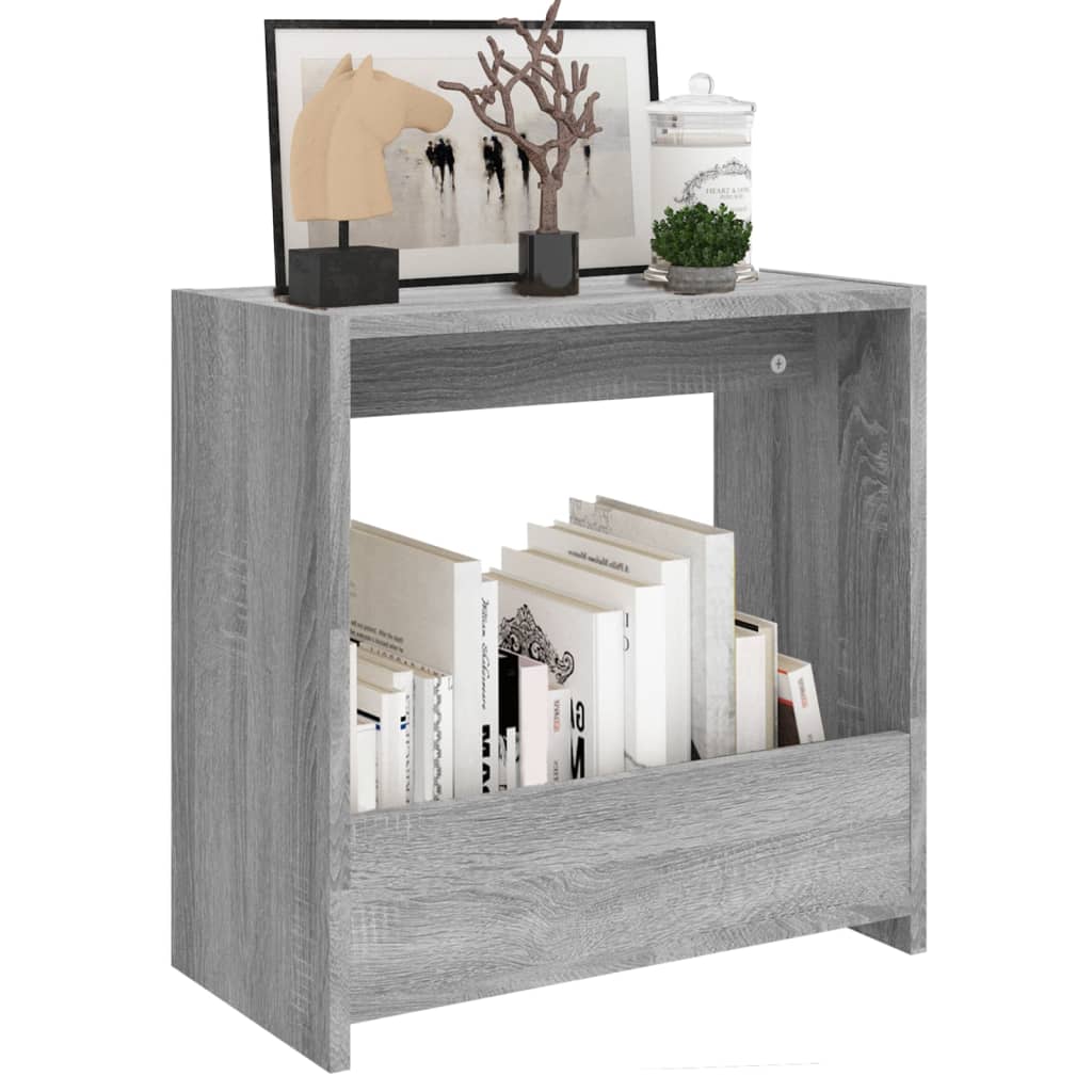 Side Table Grey Sonoma 50x26x50 cm Engineered Wood