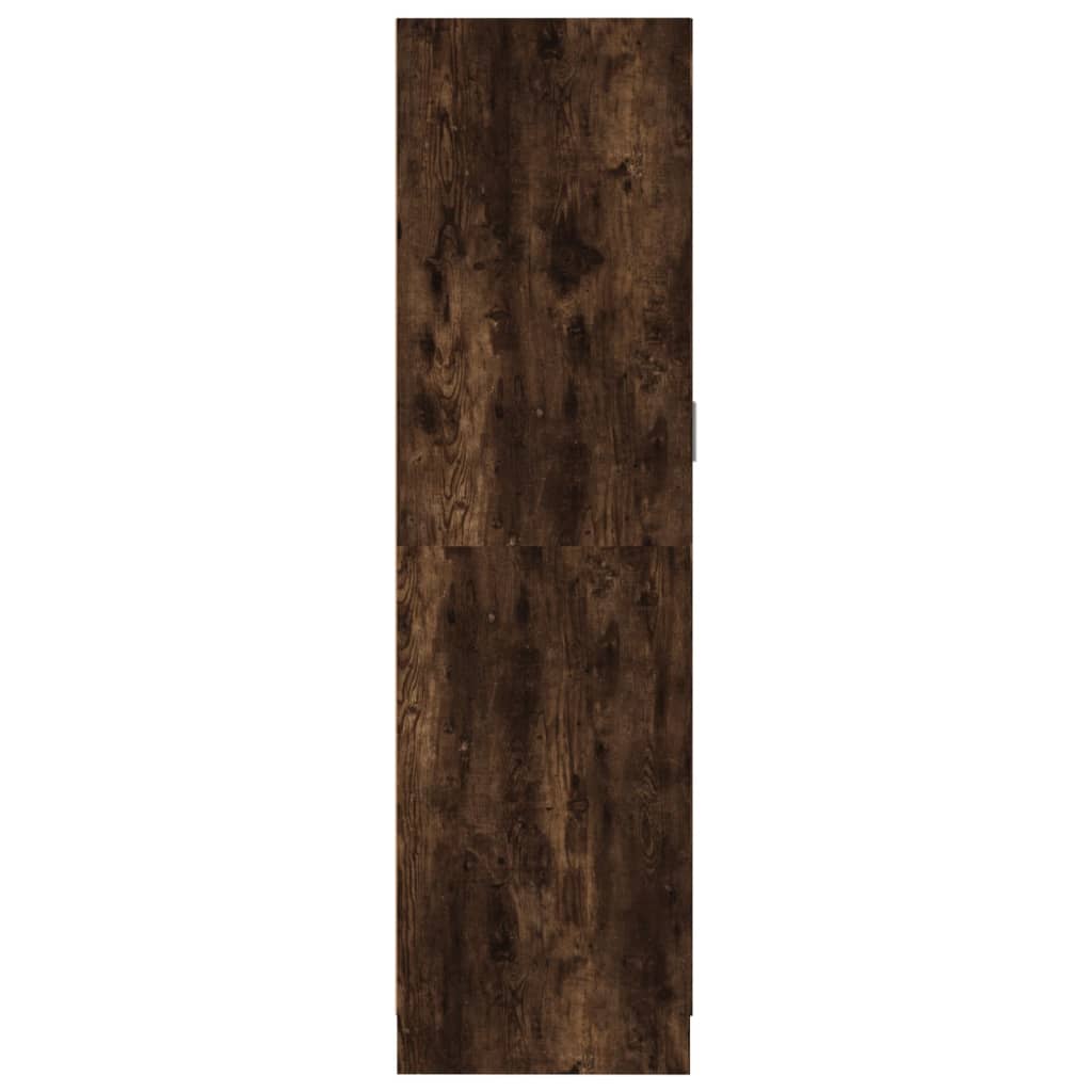 Wardrobe Smoked Oak 82.5x51.5x180 cm Engineered Wood