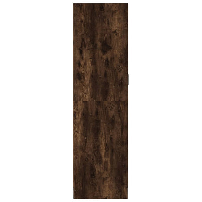 Wardrobe Smoked Oak 82.5x51.5x180 cm Engineered Wood