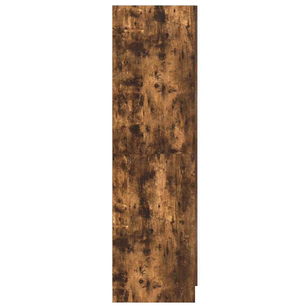 Wardrobe Smoked Oak 82,5x51,5x180 cm Engineered Wood