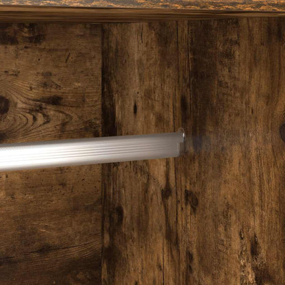 Wardrobe Smoked Oak 82,5x51,5x180 cm Engineered Wood