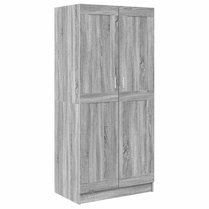 Wardrobe Grey Sonoma 82,5x51,5x180 cm Engineered Wood