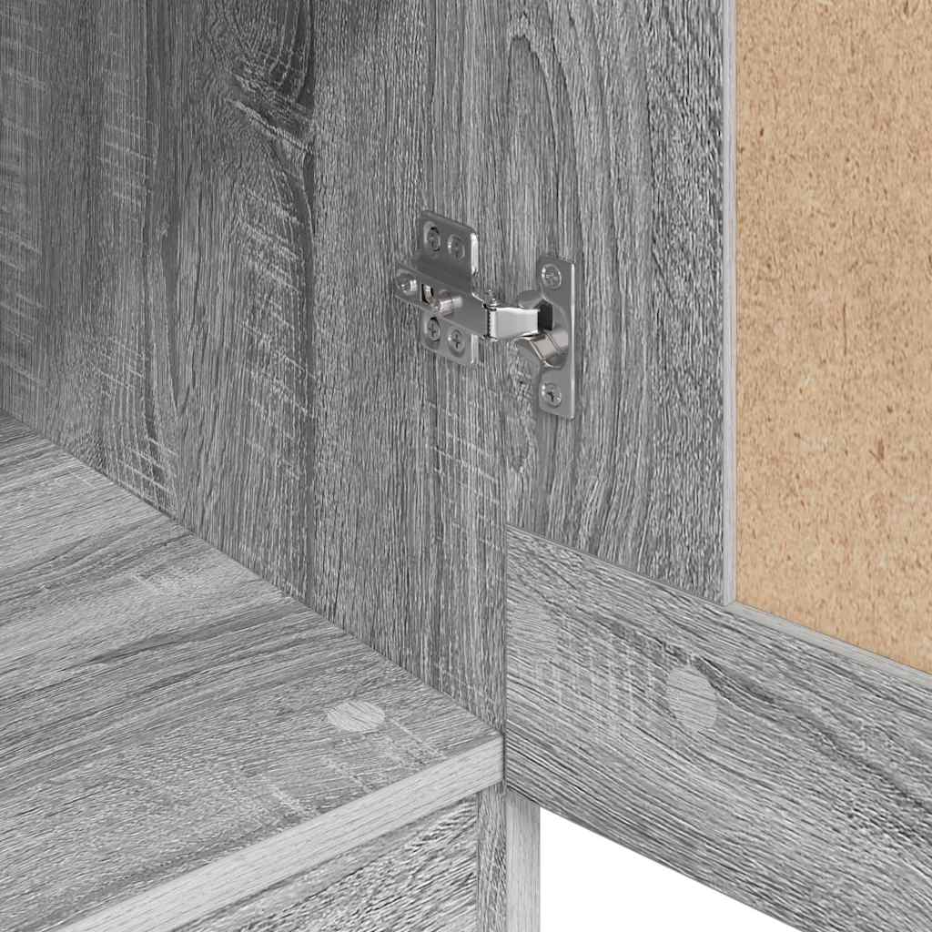Wardrobe Grey Sonoma 82,5x51,5x180 cm Engineered Wood