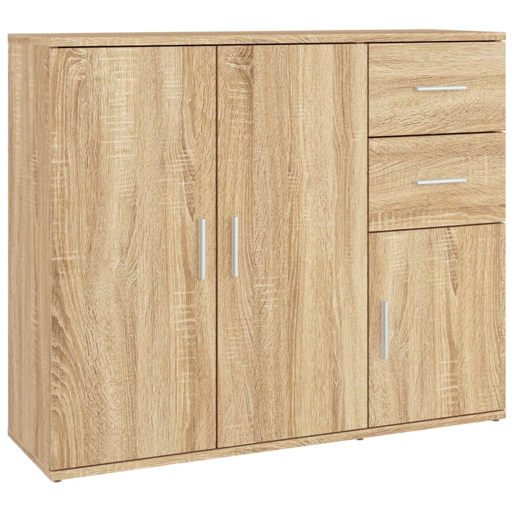 Sideboard Sonoma Oak 91x29,5x75 cm Engineered Wood