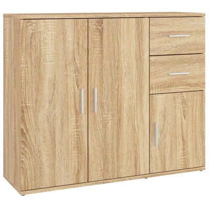 Sideboard Sonoma Oak 91x29,5x75 cm Engineered Wood