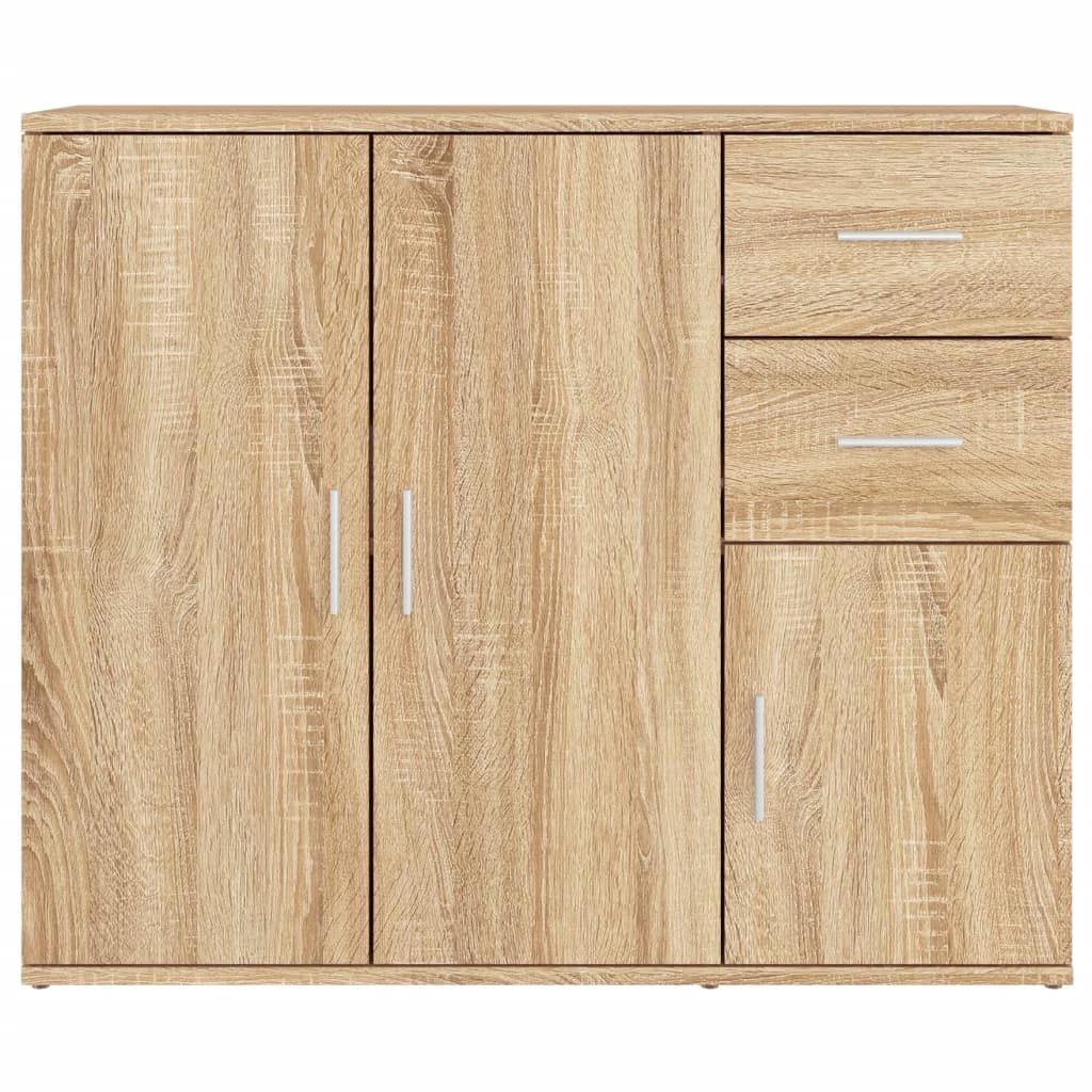 Sideboard Sonoma Oak 91x29,5x75 cm Engineered Wood