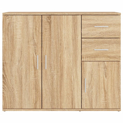 Sideboard Sonoma Oak 91x29,5x75 cm Engineered Wood