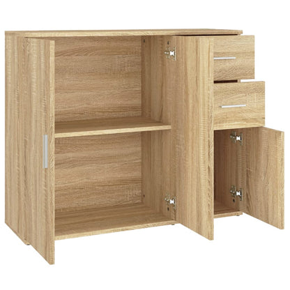 Sideboard Sonoma Oak 91x29,5x75 cm Engineered Wood