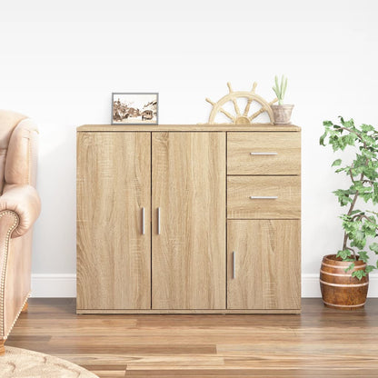 Sideboard Sonoma Oak 91x29,5x75 cm Engineered Wood