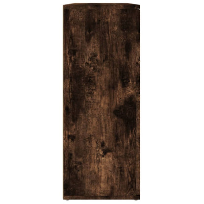 Sideboard Smoked Oak 91x29,5x75 cm Engineered Wood