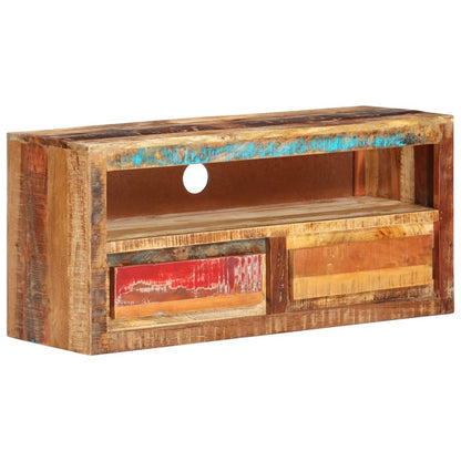 TV Cabinets 2 pcs 88x30x40 cm Solid Wood Reclaimed