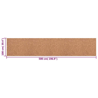 Cork Roll Brown 100 x 500 x 0.5 cm Cork