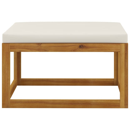 3 Piece Garden Lounge Set with Cushions Solid Wood Acacia