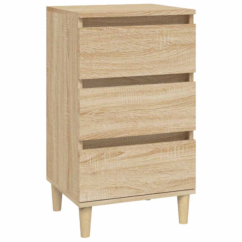 Bedside Cabinet Sonoma Oak 40x35x70 cm Engineered Wood