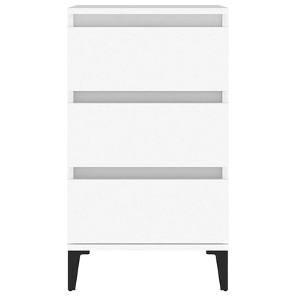 Bedside Cabinet White 40x35x70 cm Engineered Wood
