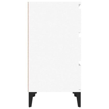 Bedside Cabinet White 40x35x70 cm Engineered Wood