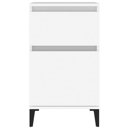 Bedside Cabinet White 40x35x70 cm