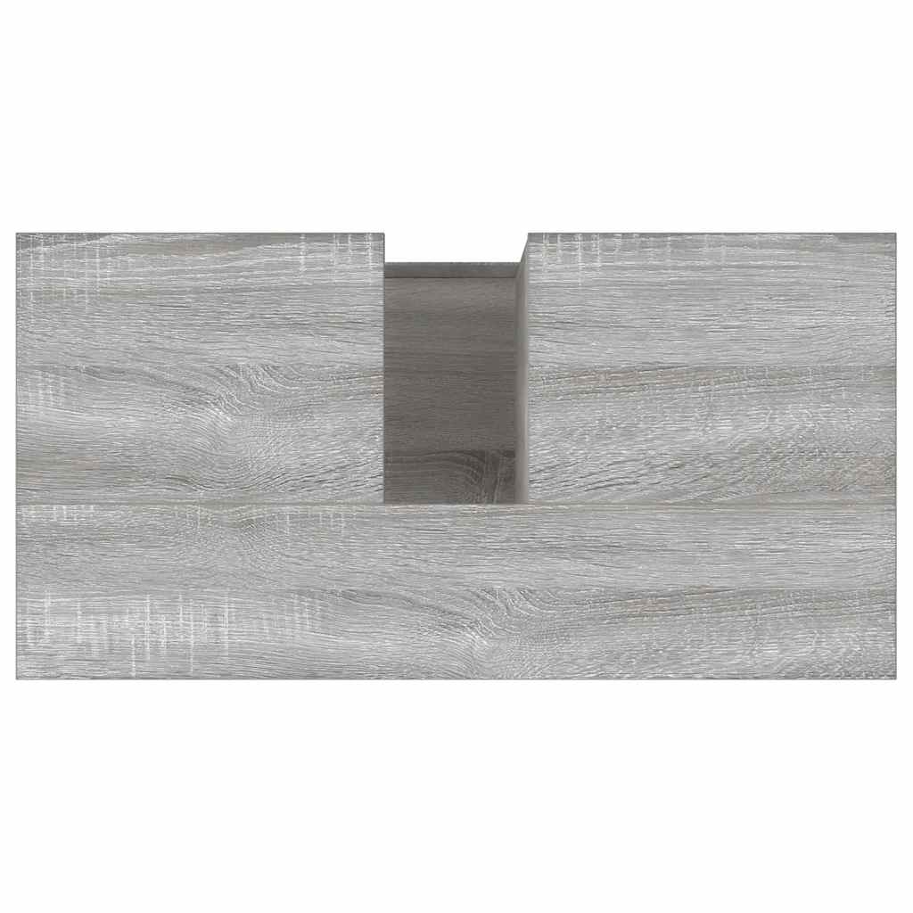 Bathroom Cabinet | Grey Sonoma | Engineered Wood, Metal | Standard