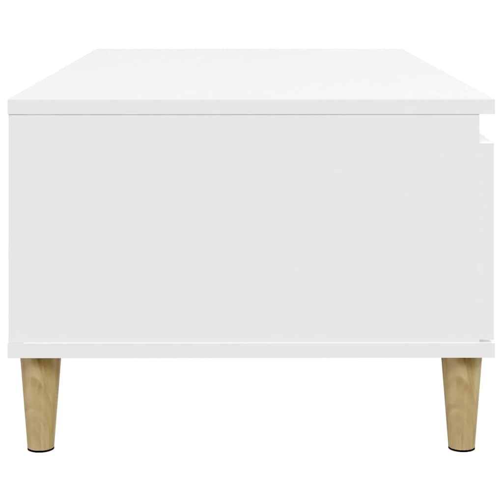Coffee Table White 90x50x36,5 cm Engineered Wood