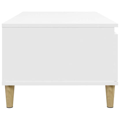 Coffee Table White 90x50x36,5 cm Engineered Wood