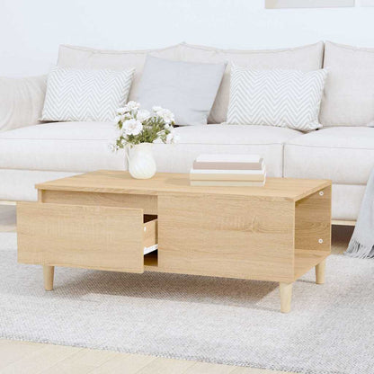 Coffee Table Sonoma Oak 90x50x36,5 cm Engineered Wood