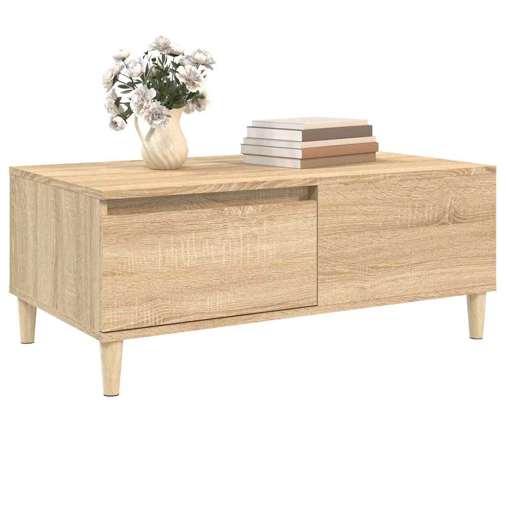 Coffee Table Sonoma Oak 90x50x36,5 cm Engineered Wood