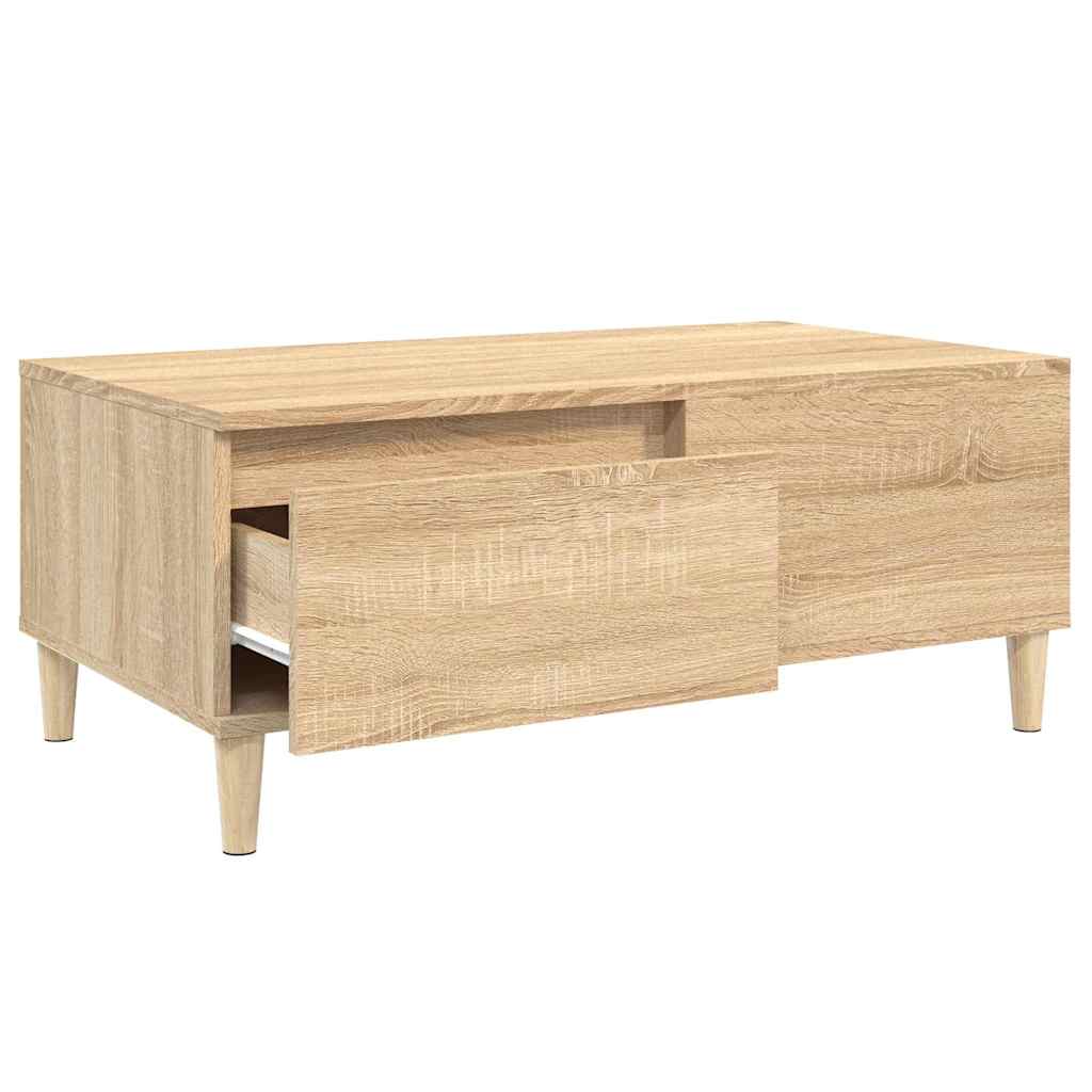 Coffee Table Sonoma Oak 90x50x36,5 cm Engineered Wood