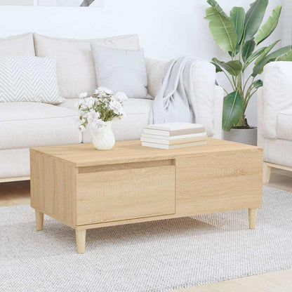 Coffee Table Sonoma Oak 90x50x36,5 cm Engineered Wood