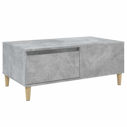 Coffee Table Concrete Grey 90x50x36,5 cm Engineered Wood