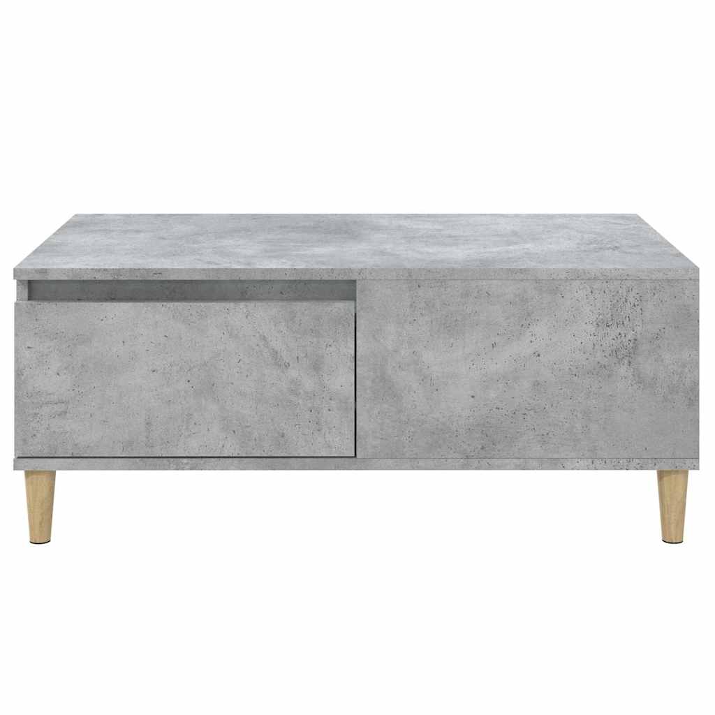 Coffee Table Concrete Grey 90x50x36,5 cm Engineered Wood