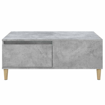 Coffee Table Concrete Grey 90x50x36,5 cm Engineered Wood