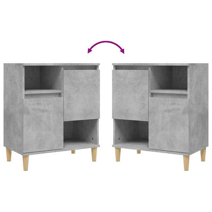 Sideboard Concrete Grey 60x35x70 cm Engineered Wood